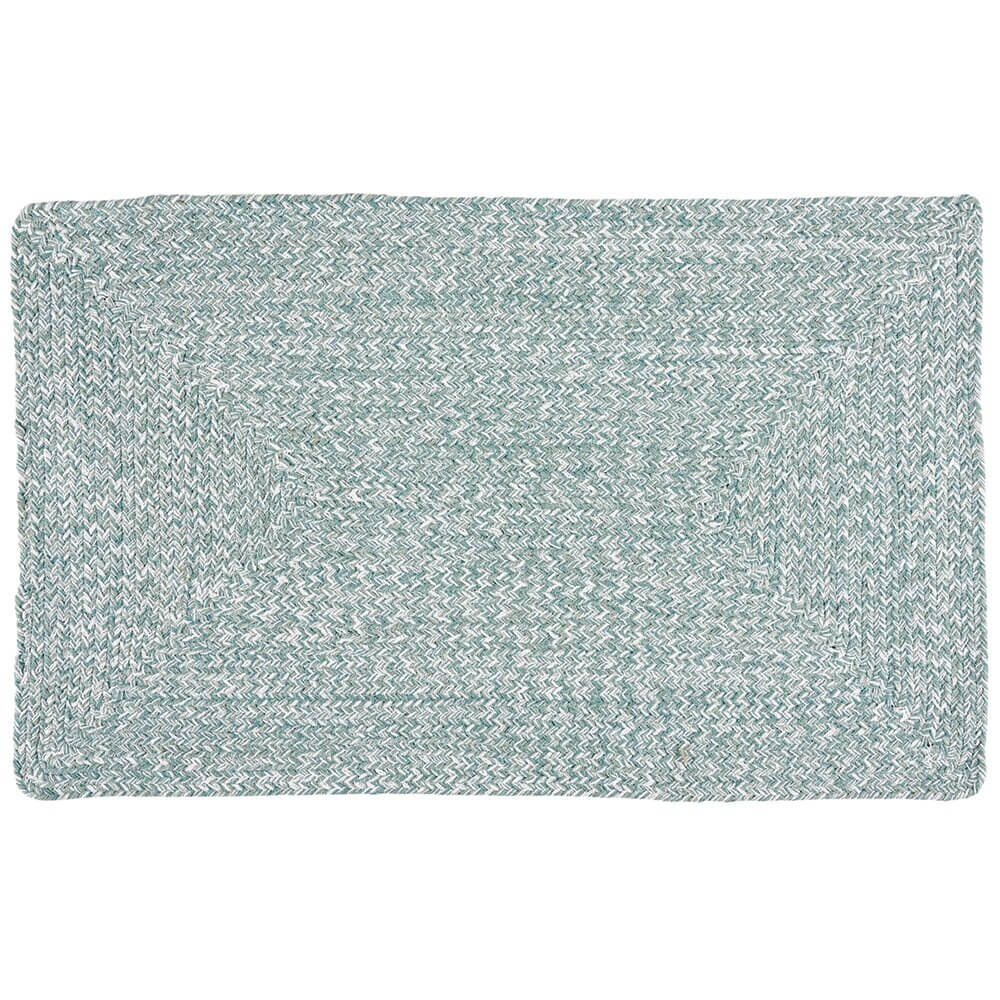 Farmhouse 27"x45" Cotton Braided Rug with Slip-Resistant Backing