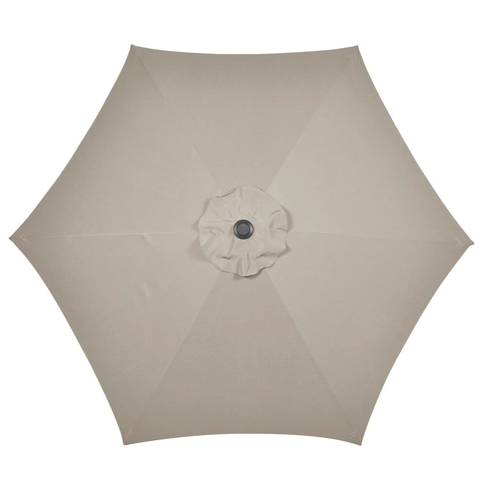 7.5' Wind Resistant Steel Patio Umbrella with Push Lift