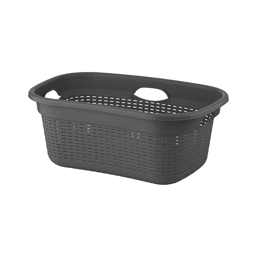 Rectangular Braided Weave Laundry Basket, 50 L