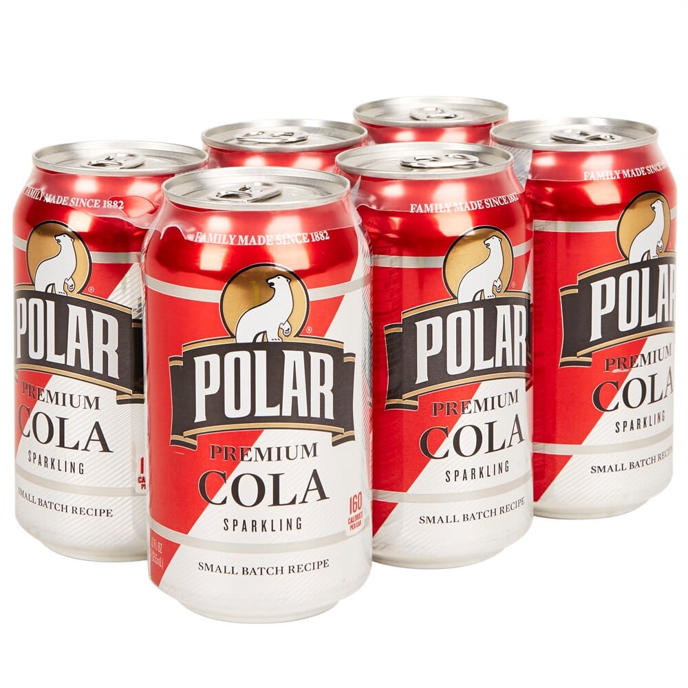 Polar Cola Soda, 12 fl oz, 6 Count