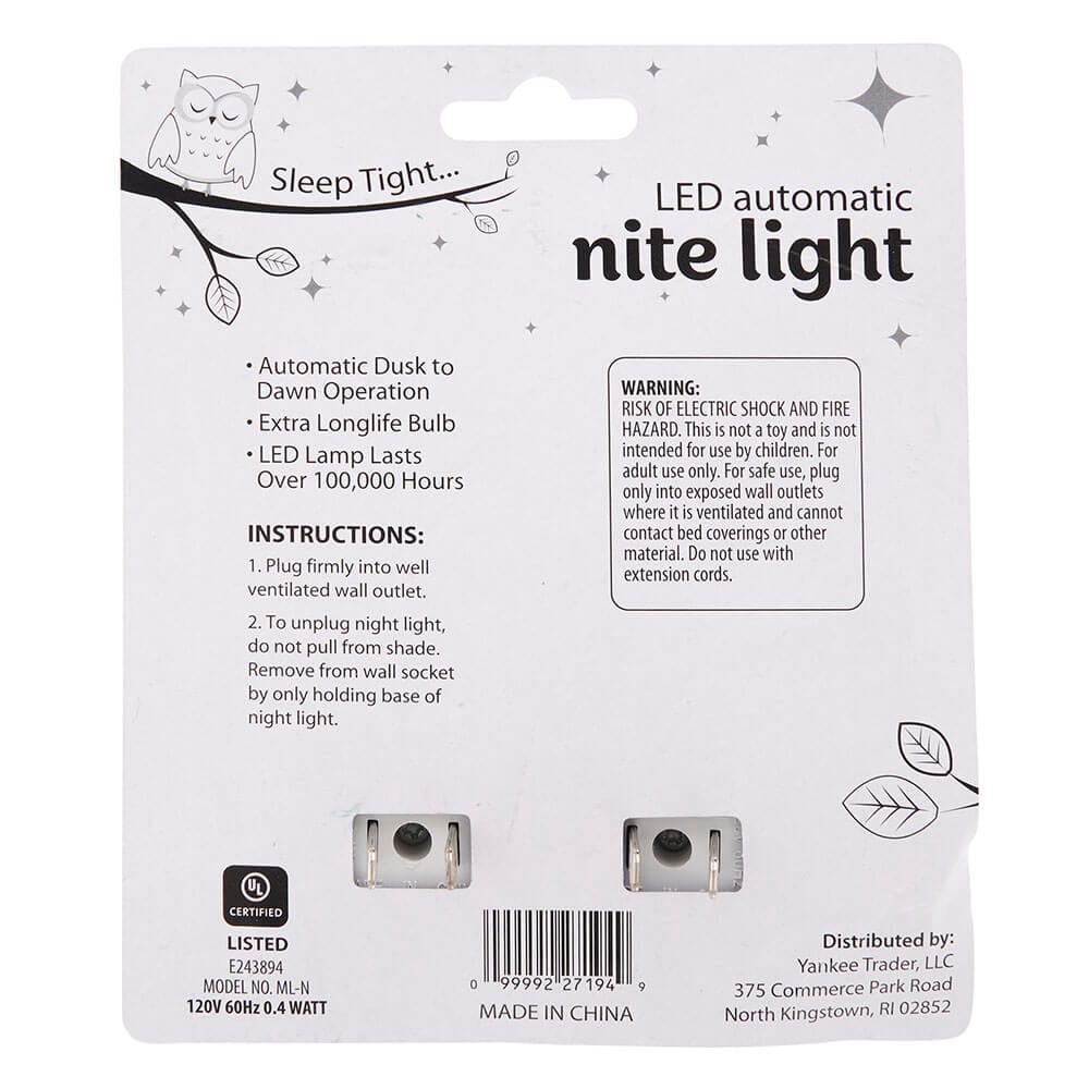 LED Automatic Nite Light, 2 Count