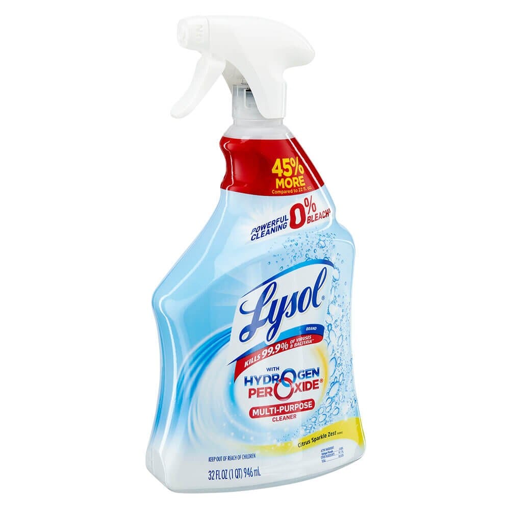 Lysol Multipurpose Spray Cleaner with Hydrogen Peroxide, 32 oz