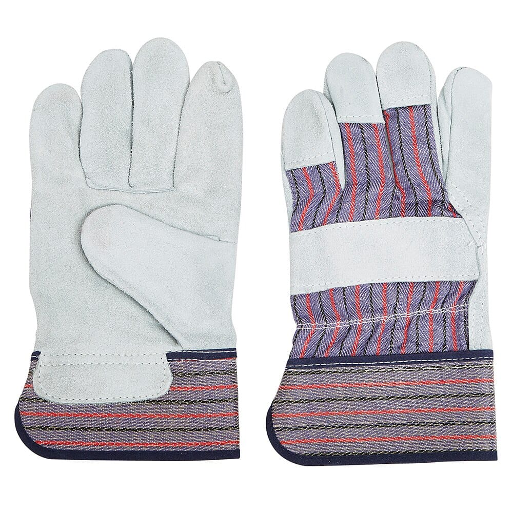 Suede Leather Palm Safety Cuff Work Gloves