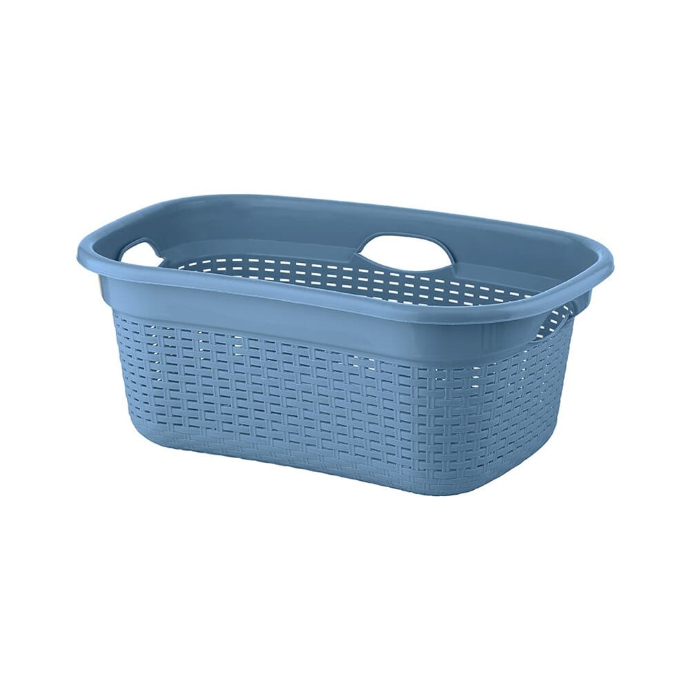 Rectangular Braided Weave Laundry Basket, 50 L