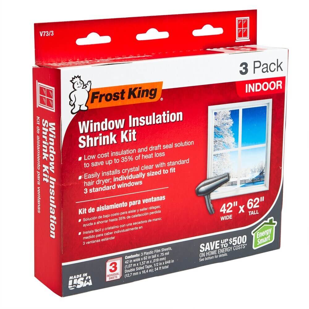 Frost King Window Insulation Shrink Kit, 3 Count