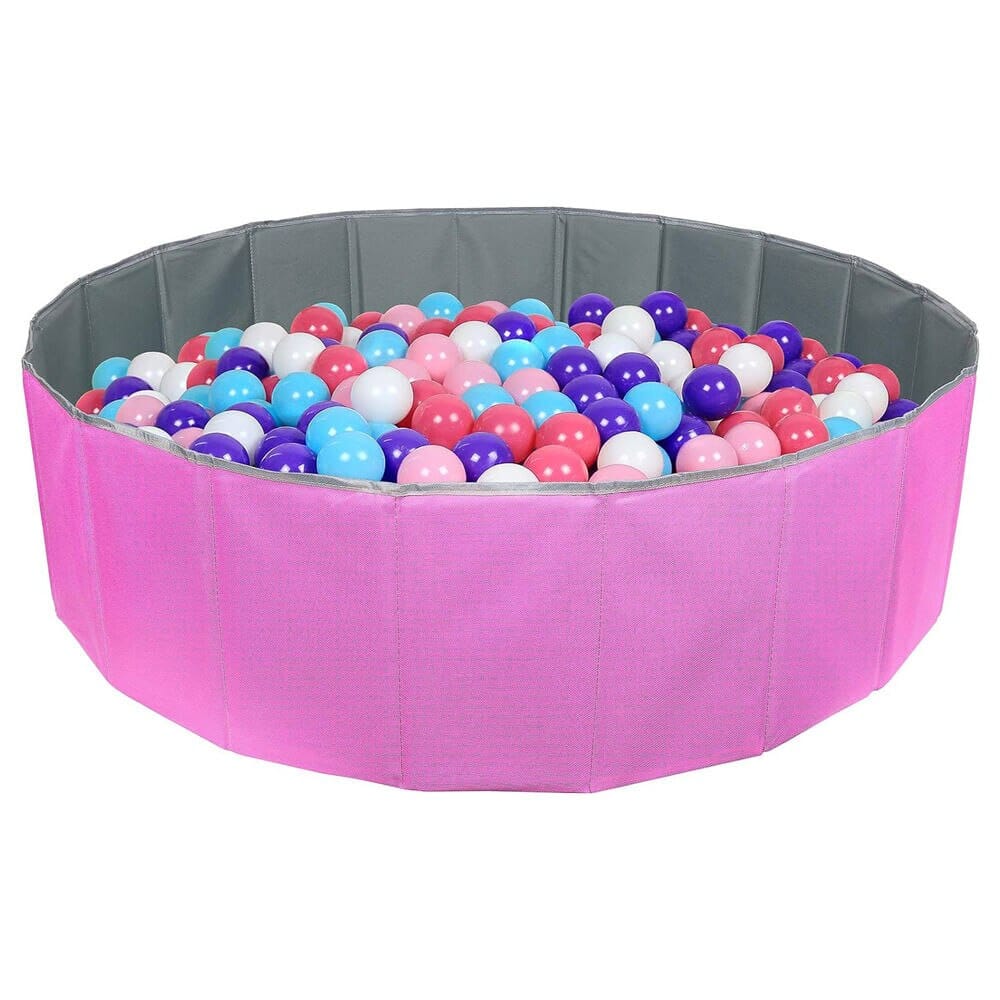 Click N' Play Foldable Ball Pit for Kids, Pink