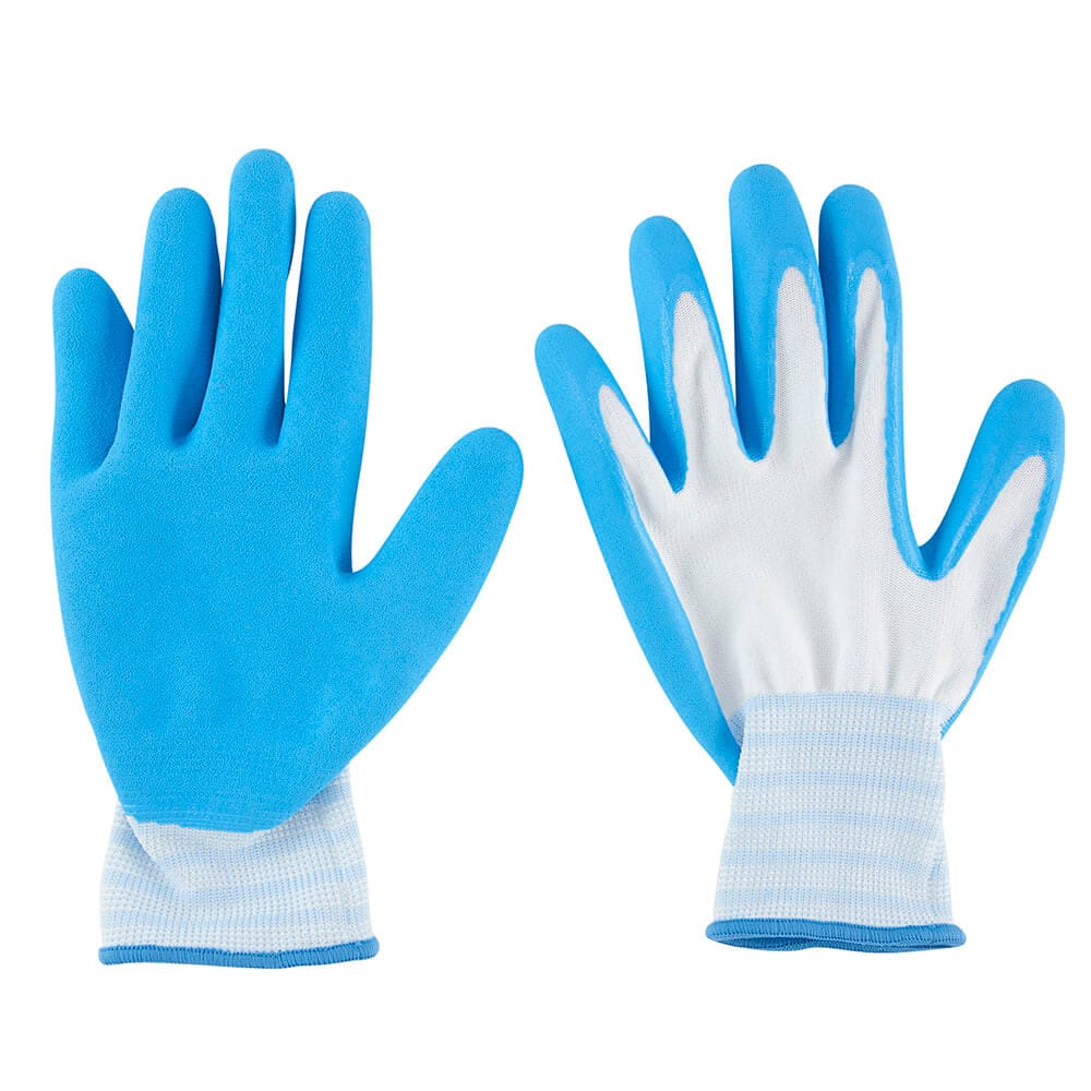 Garden Grove Women's Blue Sandy Latex-Coated Garden Glove