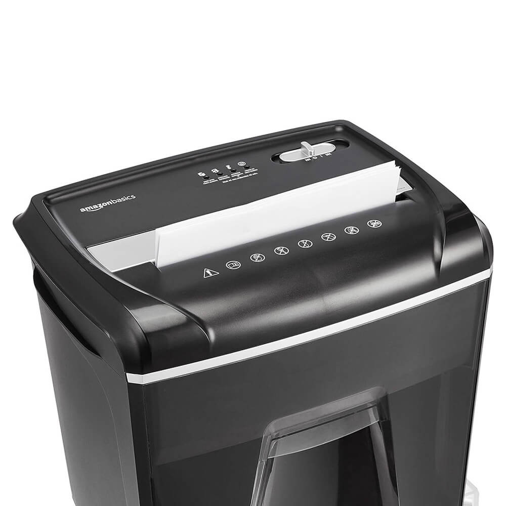 12-Sheet Cross-Cut Shredder with Pull-Out Basket