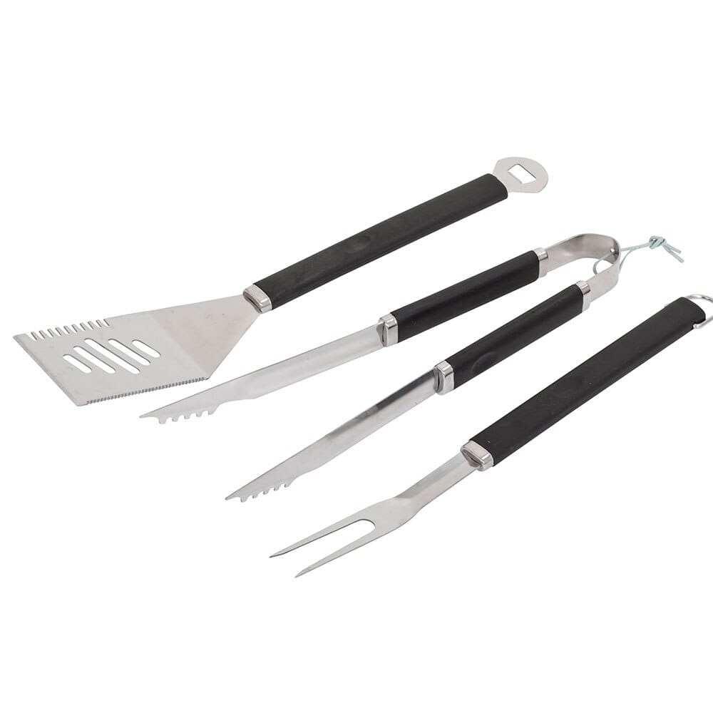 True BBQ Professional Stainless Steel Tool Set, 3-Piece