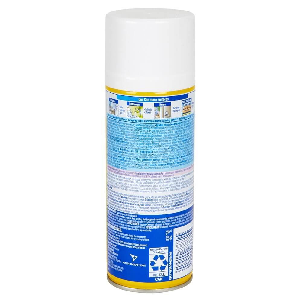 Lysol® Disinfectant Spray, Lemon Breeze Scent, 12.5 oz