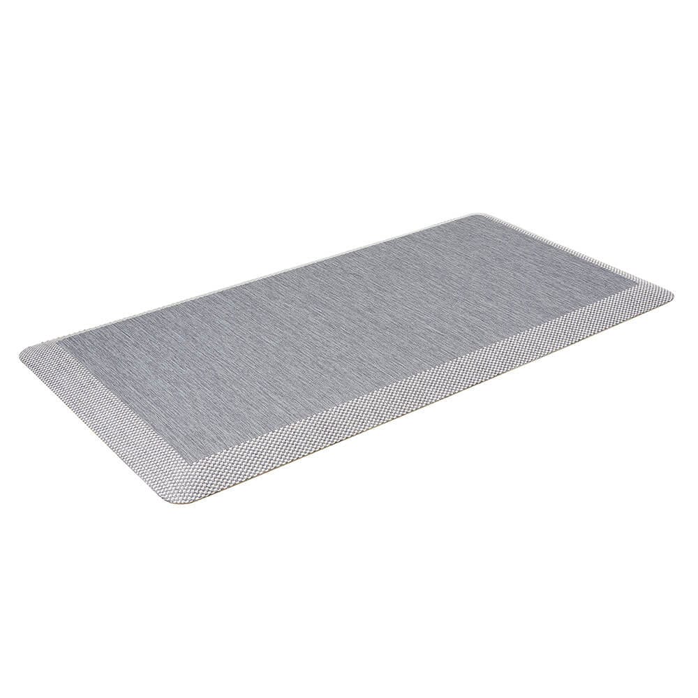 Gray Tweed Anti-fatigue Cushioned Mat with Non-Skid Backing, 20" x 39"
