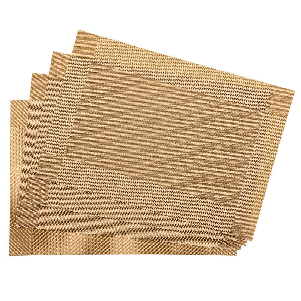 4-pack Assorted Textilene Placemats, 12' x 18"