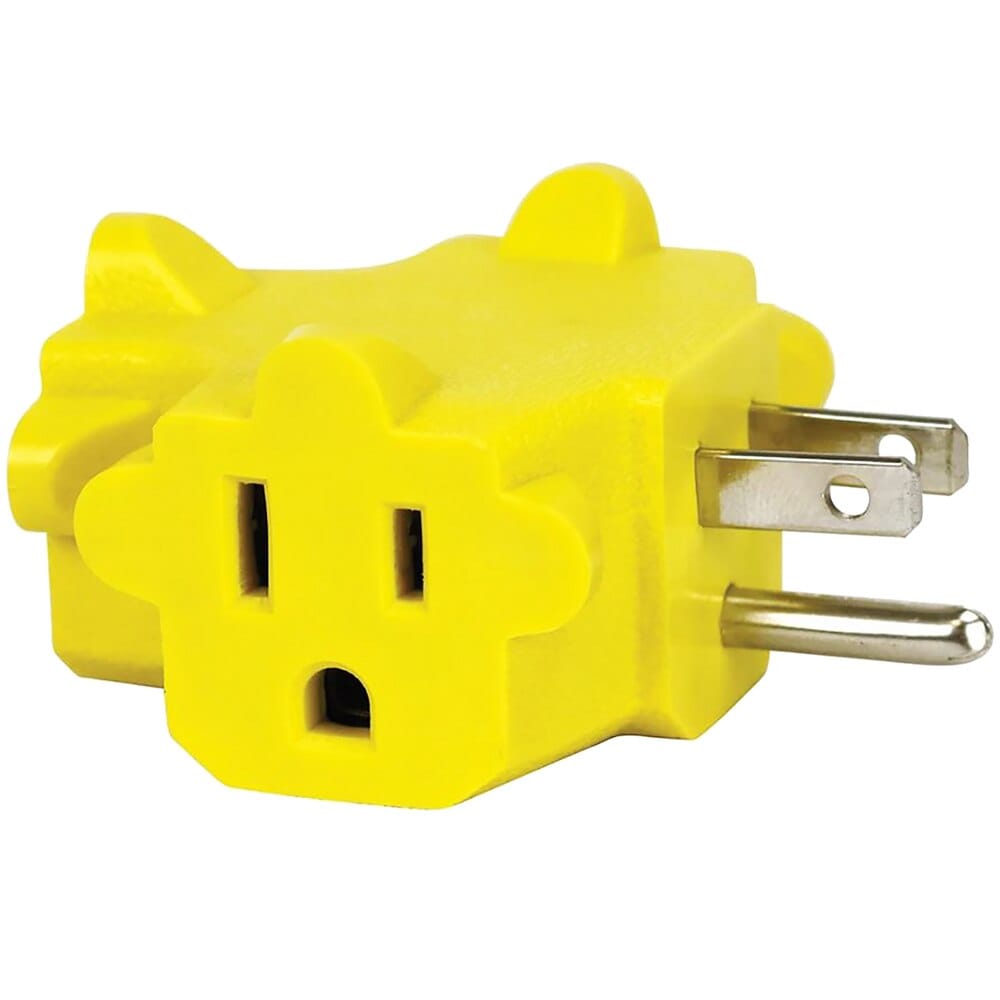 Prime Triple Tap 90 Degree 3-Outlet Adapter