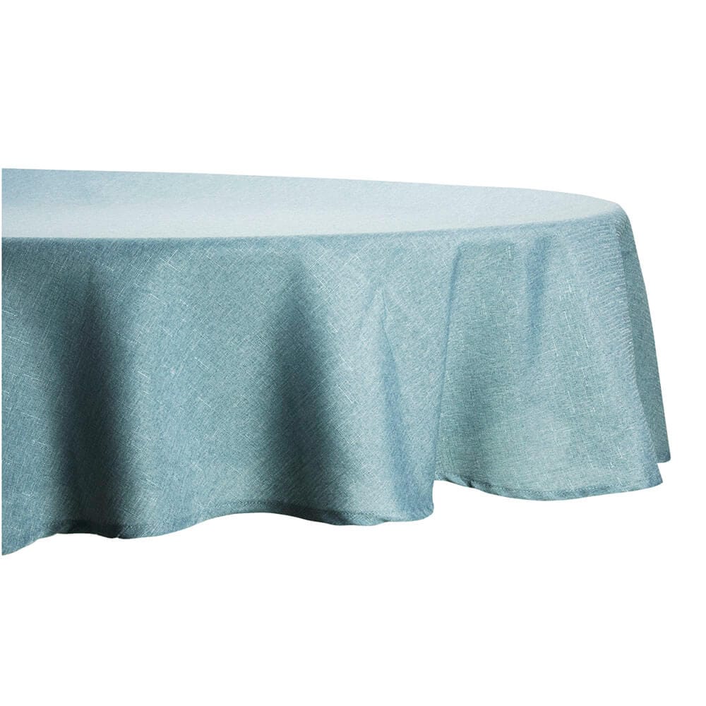 Luxe Home Linen-Look Fabric Tablecloth, 70"