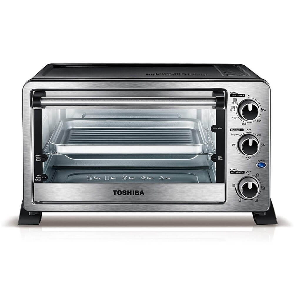Toshiba 6-Slice Stainless Steel Toaster Oven
