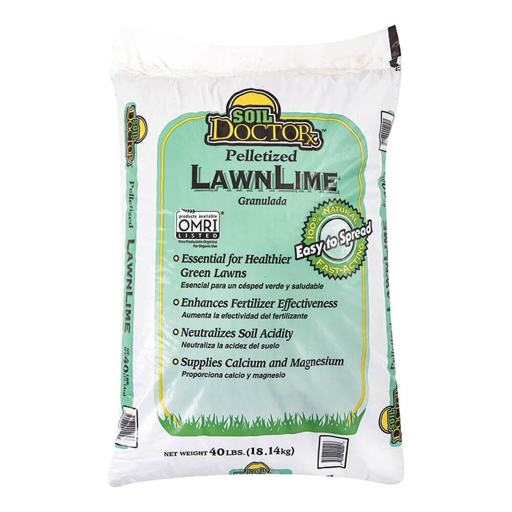 Soil Doctor Pelletized Lawn Lime, 40 lbs
