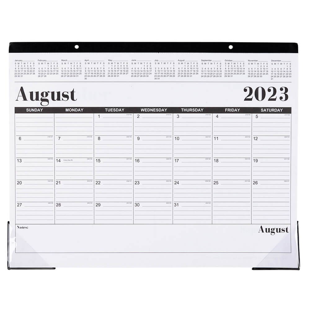 2023-2024 Premiere 17 Month Desk Calendar, 18"