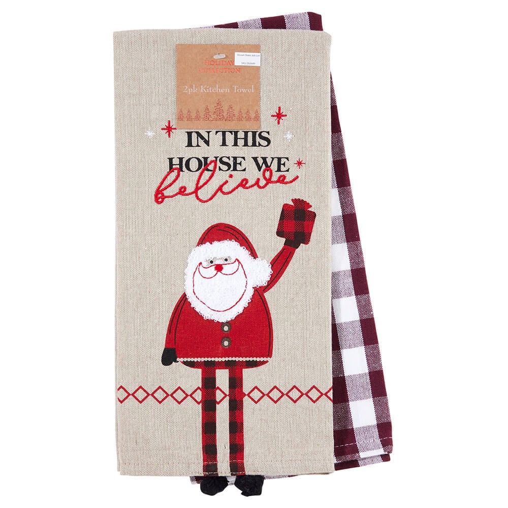 Holiday Collection Kitchen Towels, Set of 2