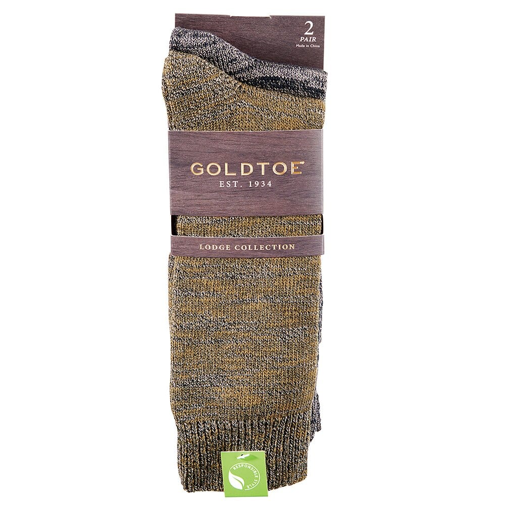 Gold Toe Men's Crew Socks, 2-Pack