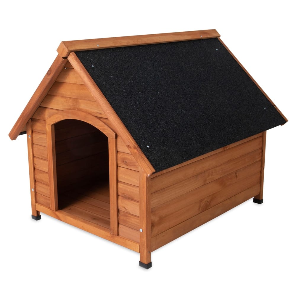 Doskocil Peak Wood Dog House, for Dogs up to 70 lbs