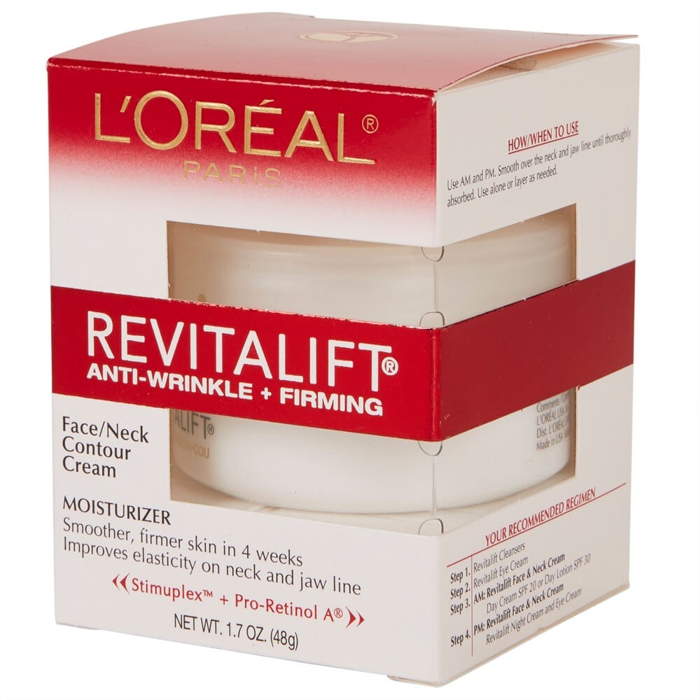 L'Oreal Revitalift Anti-Wrinkle + Firming Face/Neck Contour Cream, 1.7 oz