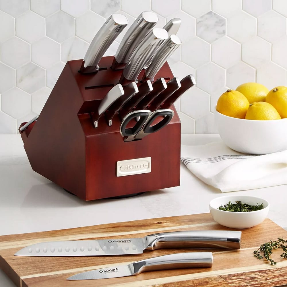Cuisinart 15-Piece Classic Rotating Block Cutlery Set