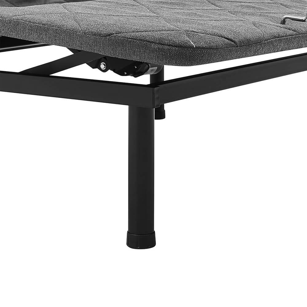 Adjustable Bed Base with Head & Foot Incline, Queen, Black