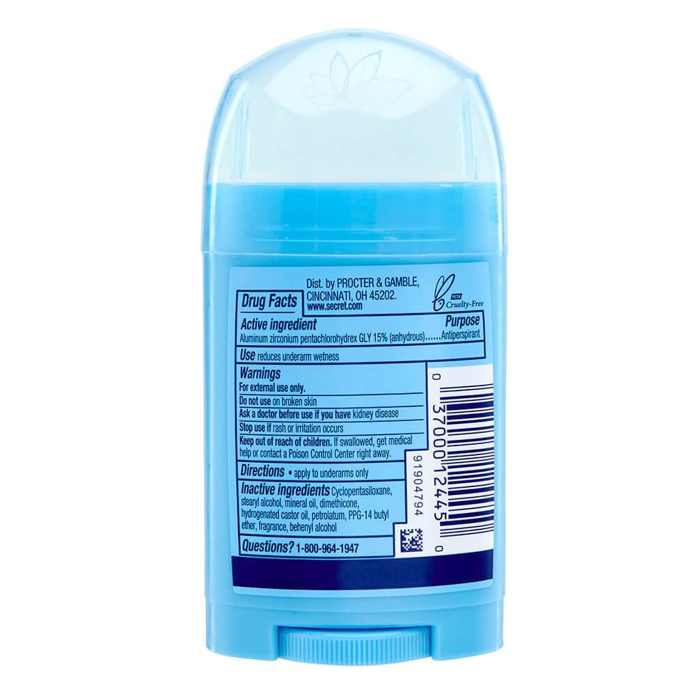 Secret pH Balanced Shower Fresh Antiperspirant Deodorant, 1.7 oz