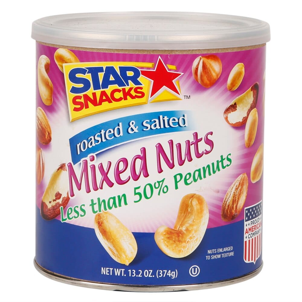 Star Snack Roasted & Salted Mixed Nuts, 13.2 oz