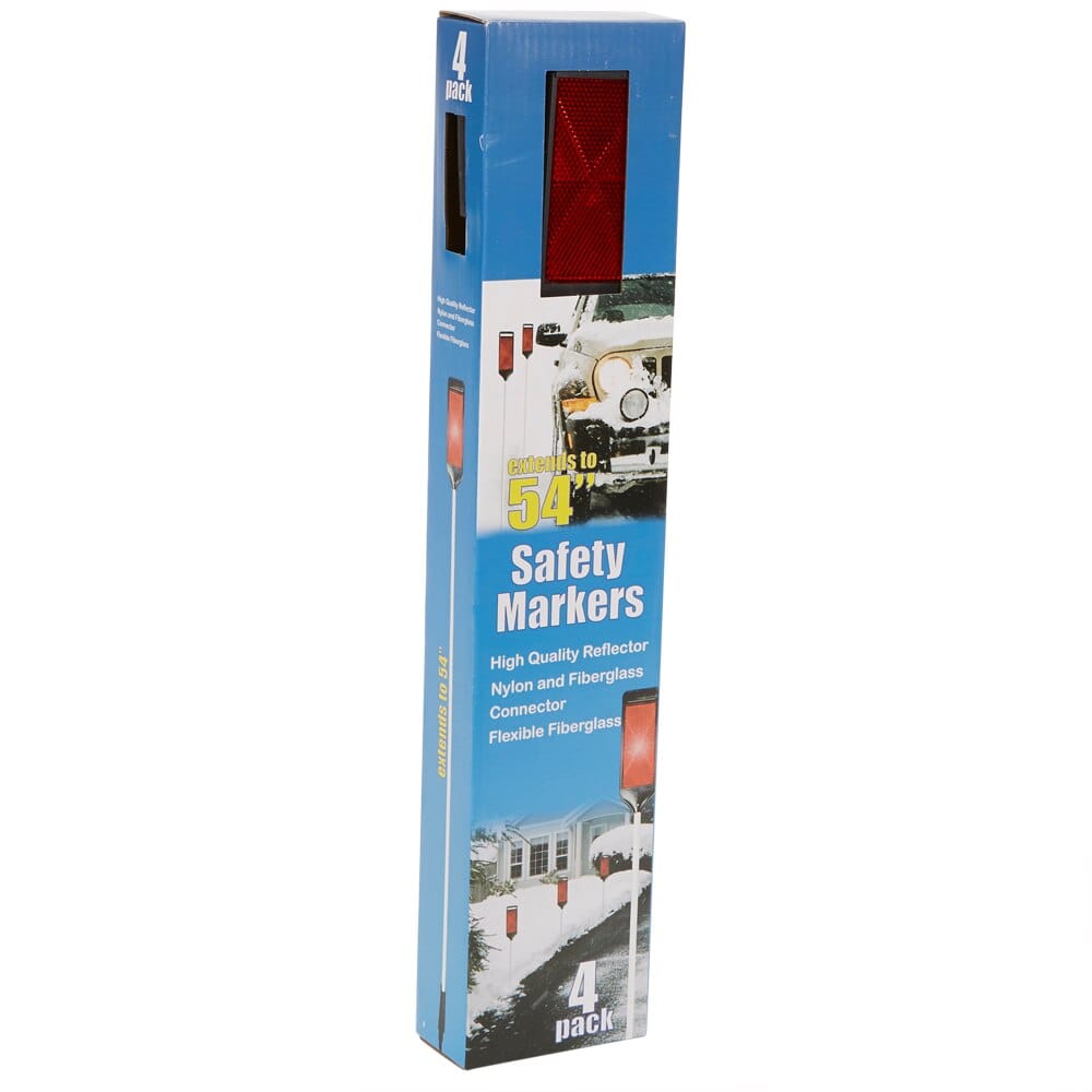 54" Safety Driveway Markers, 4 Pack