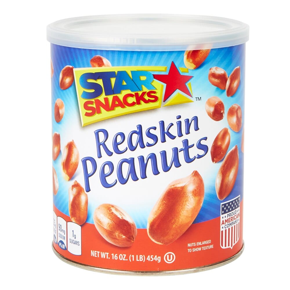 Star Snacks Redskin Peanuts, 16 oz