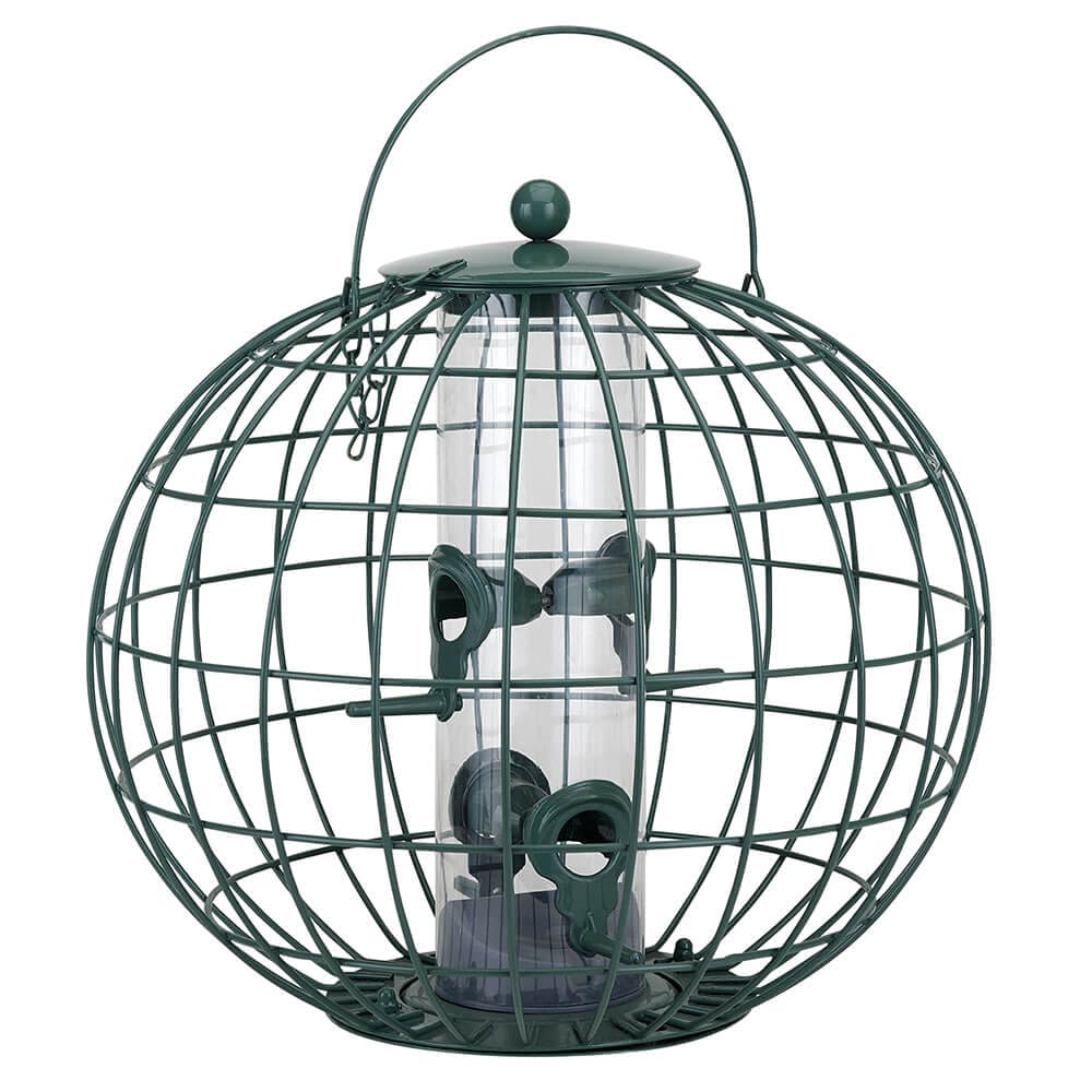 Yankee Trader Globe Cage Squirrel Proof Bird Feeder