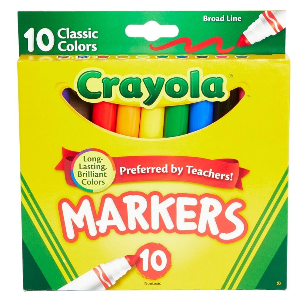 Crayola Markers, 10 Piece