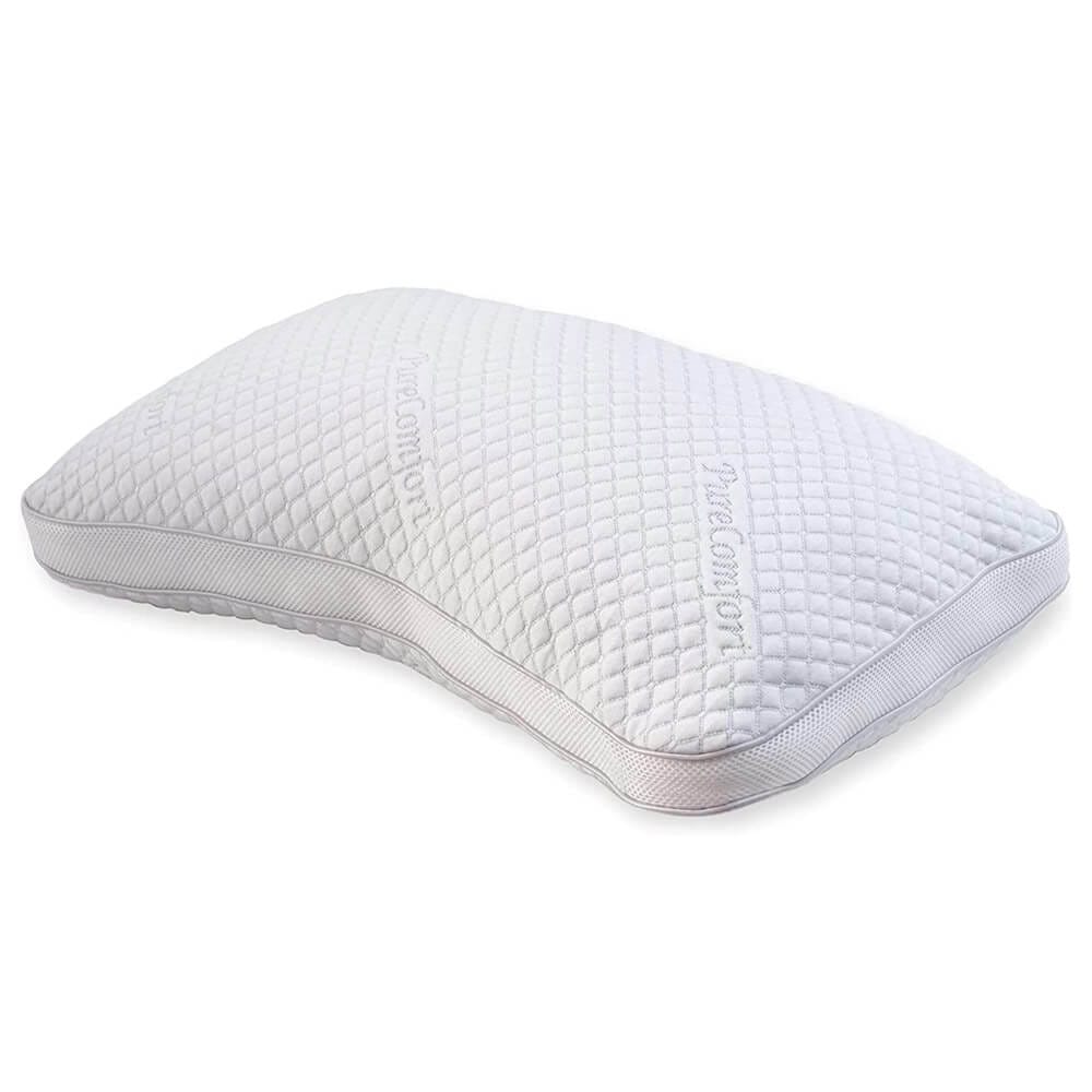 PureComfort Curved Memory Foam Pillow, 26" x 18"