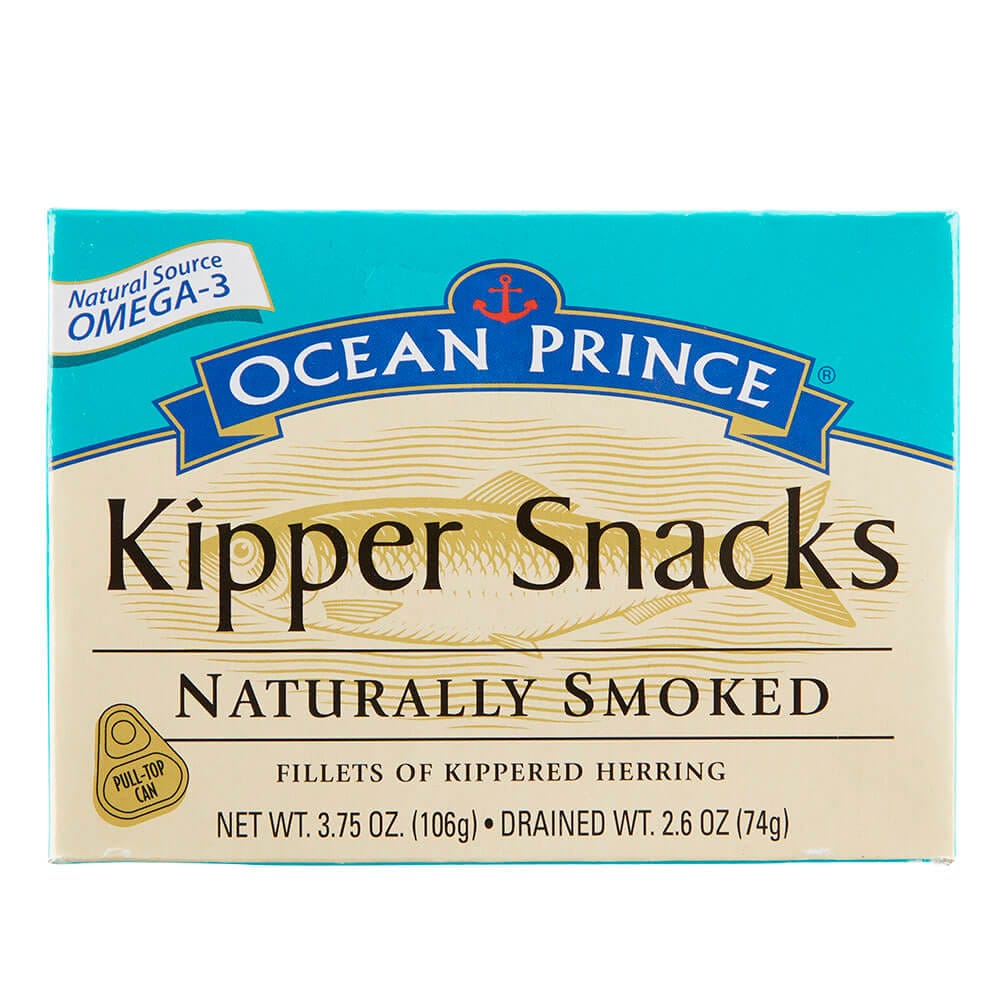 Ocean Prince Naturally Smoked Kipper Snacks, 3.75 oz