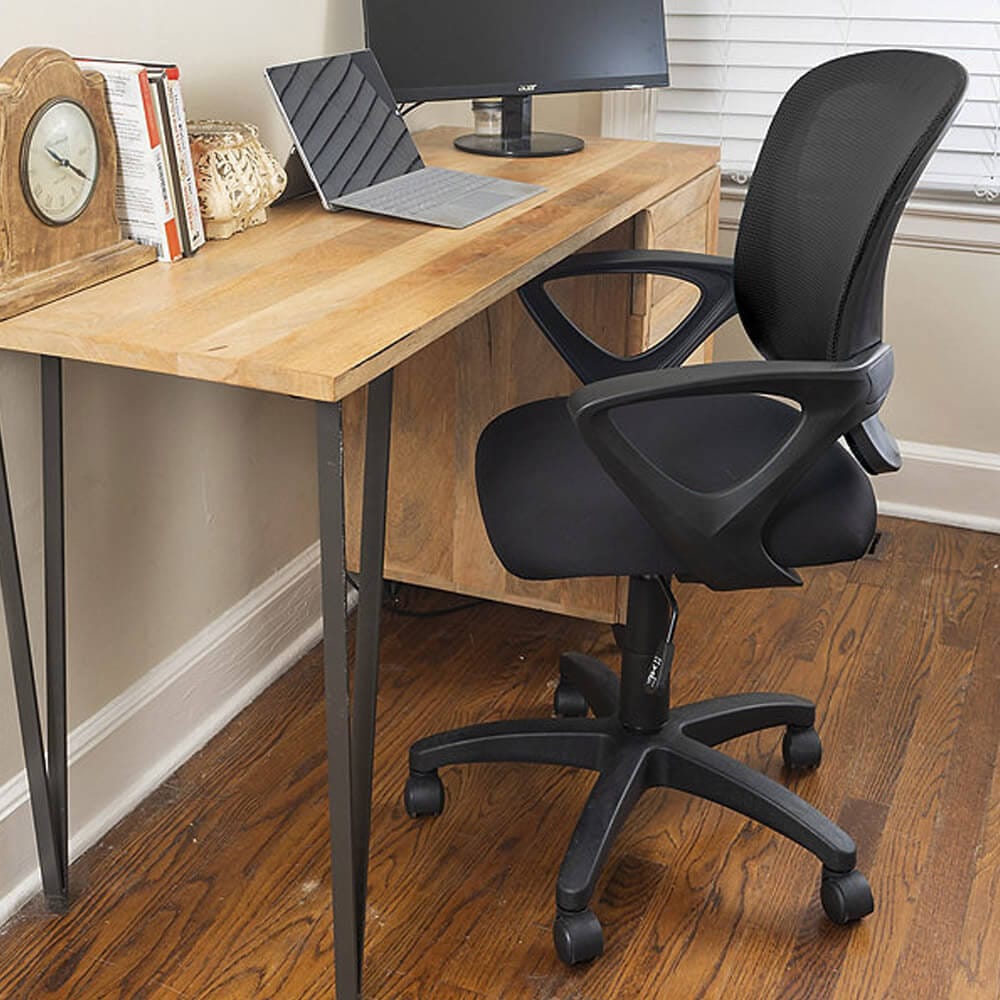 OneSpace Mesh Desk Chair, Black
