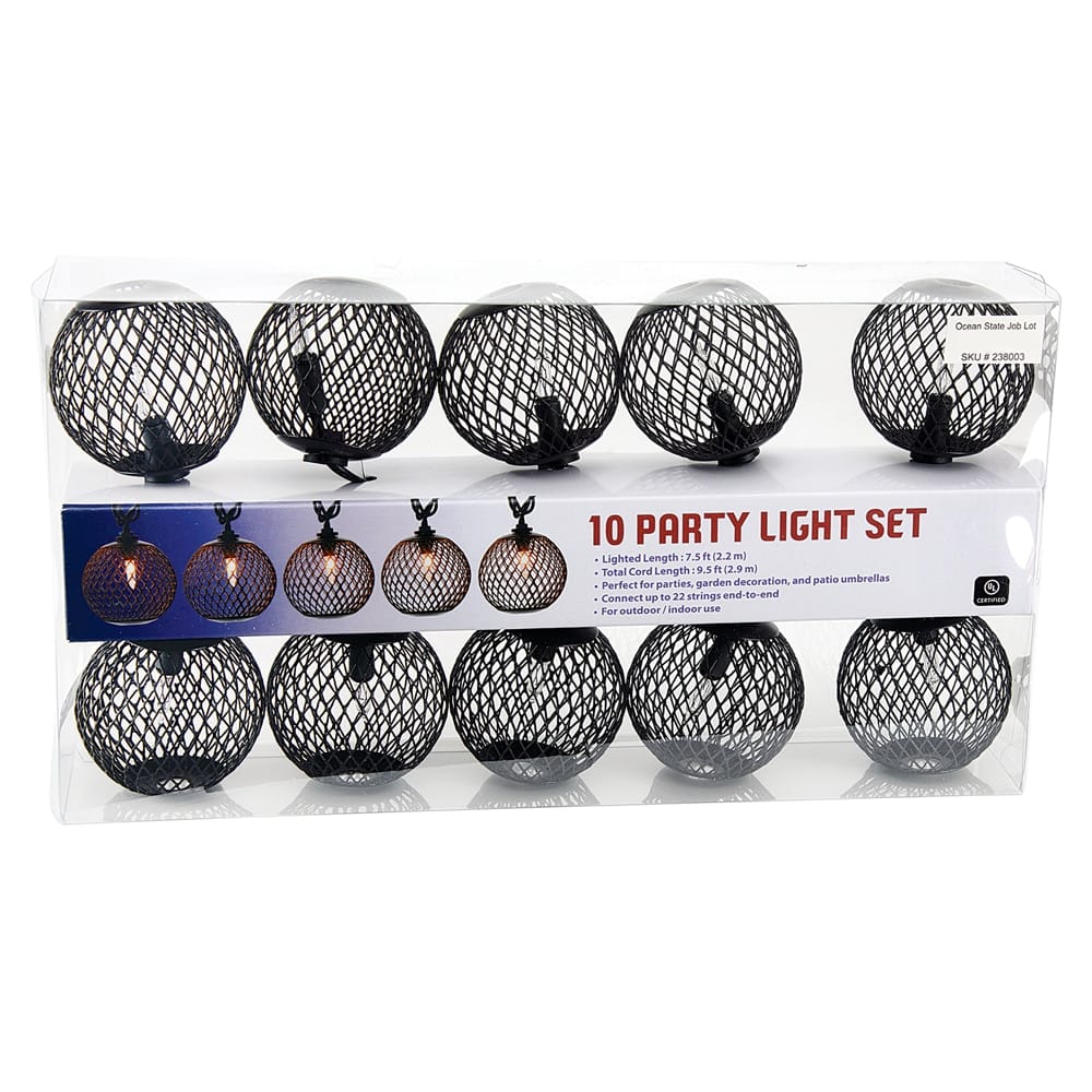 Party String Light Set, 10 Lights