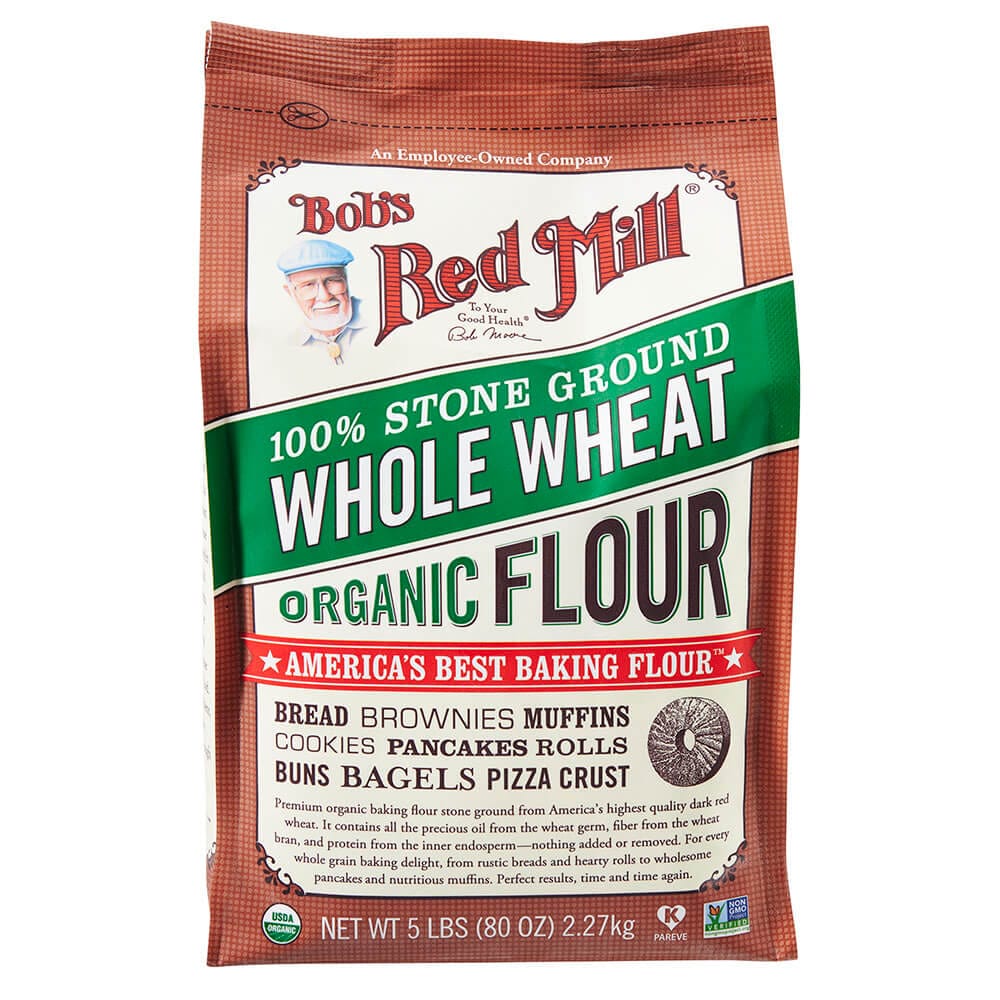 Bob's Red Mill Stone Ground Whole Wheat Flour, 5 lbs