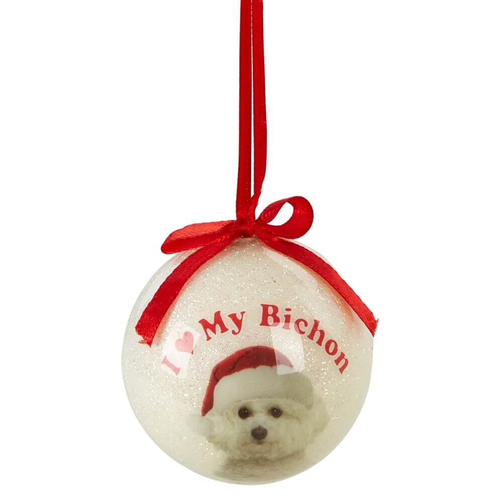 Dog Christmas Ball Ornaments