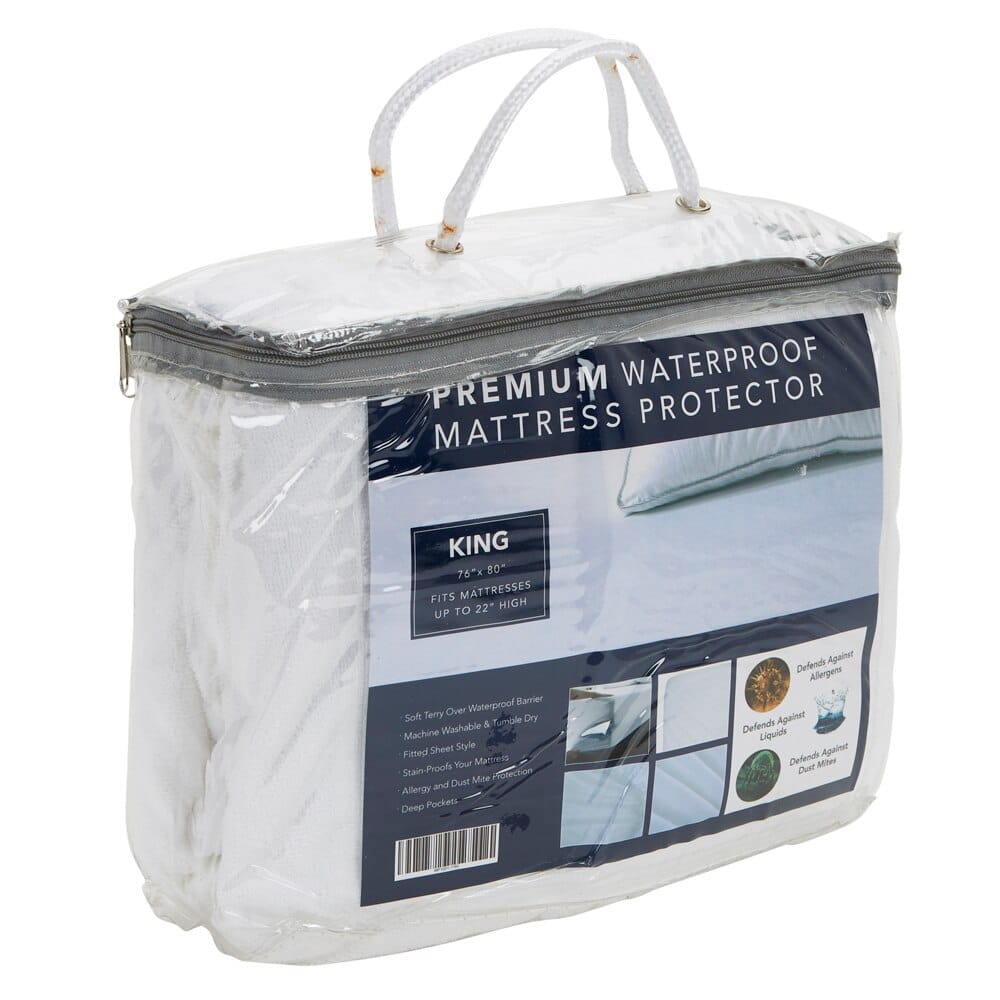 Premium Waterproof Mattress Protector, King
