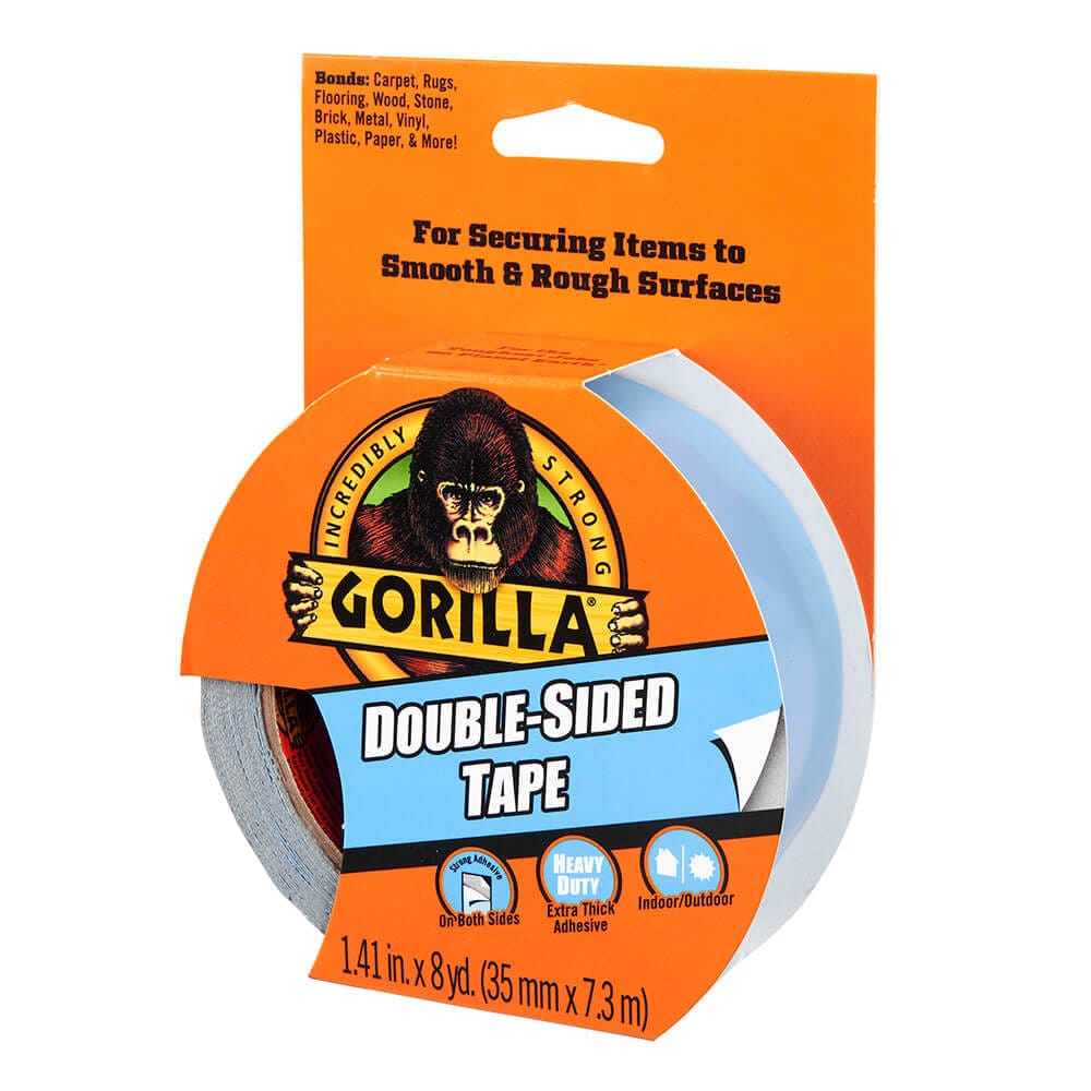 Gorilla Double-Sided Tape, 8 yds