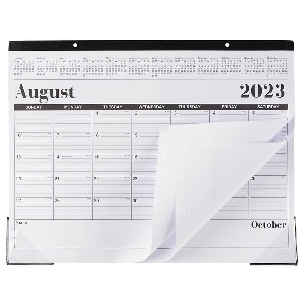 2023-2024 Premiere 17 Month Desk Calendar, 18"