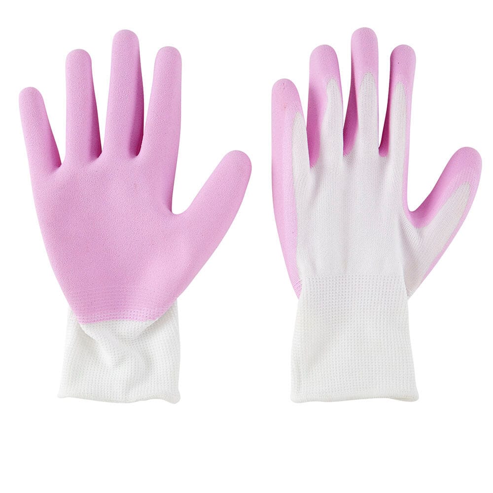 Garden Grove Women's Pink Sandy Latex-Coated Garden Glove