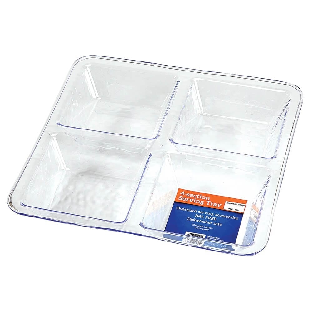 4-Section Serving Tray