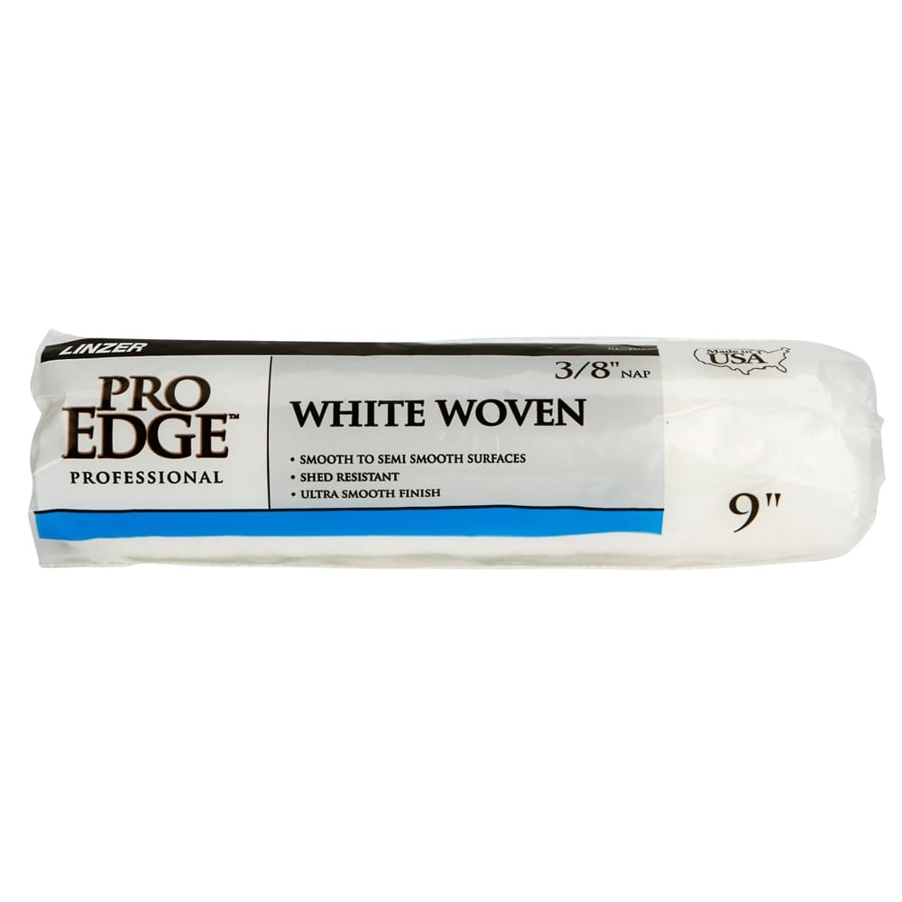 Linzer Pro Edge Professional White Woven Roller, 9"