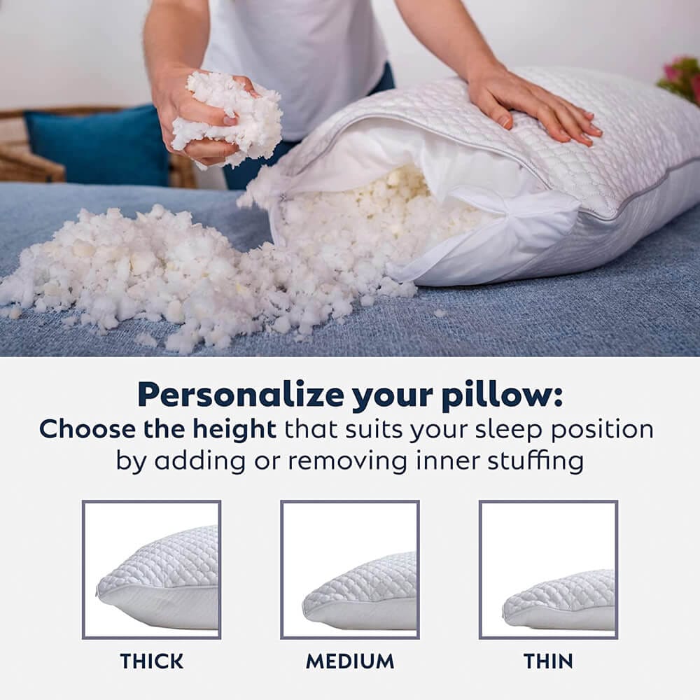 PureComfort Memory Foam Pillow, King Size