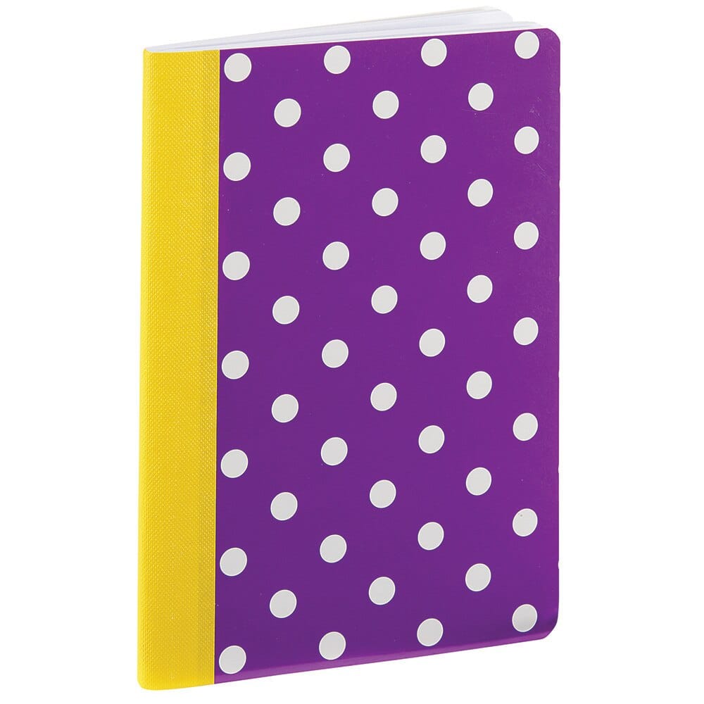 Colored Dots Composition Notebook, 80 Sheets