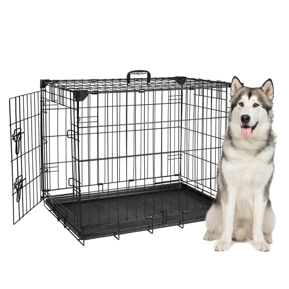 48" One Door Foldable Pet Crate