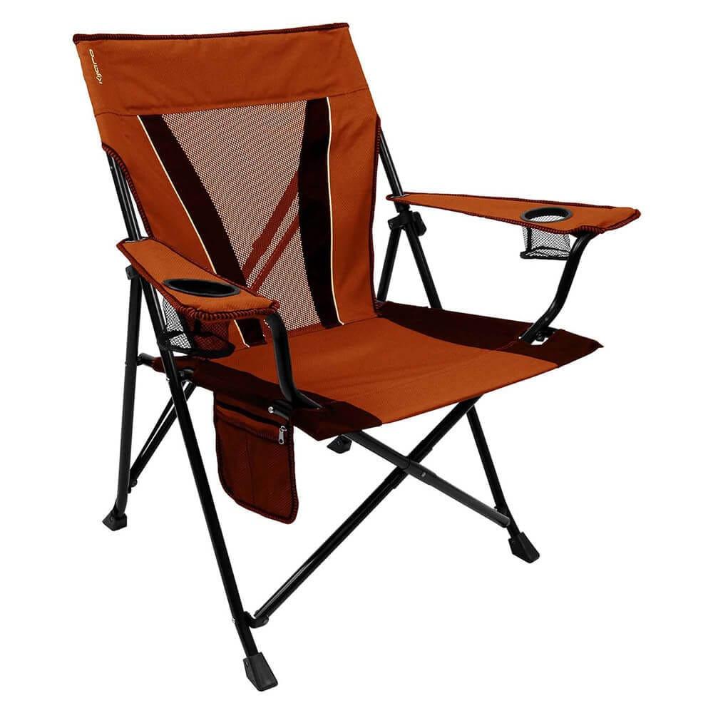 Kijaro XXL Dual Lock Portable Camping Chair, Victoria Desert Orange