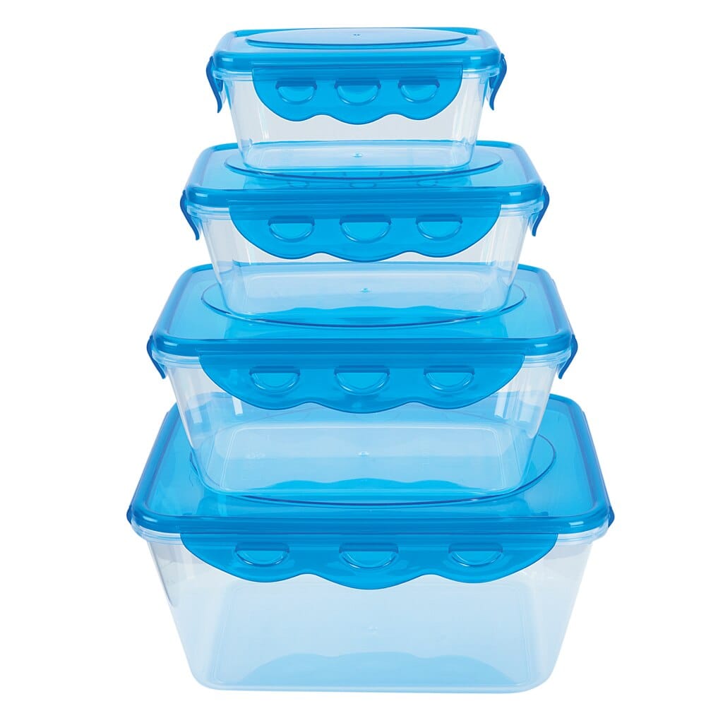 Think Fresh Easy Lock Airtight Food Containers, 4 Piece